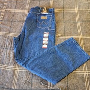 Wrangler FR Jeans Mens 44x32 Blue Flame Resistant 31 Relaxed Fit HRC 2 FR31MWZ